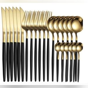 24pcs Stainless Steel Cutlery Set